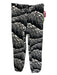 Parks Project Size M Black & White Polyester Sherpa Printed High Rise Pants Black & White / M