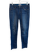 Paige Size 28 Blue Denim Cotton Blend Medium Wash Mid Rise Straight Leg Jeans Blue / 28