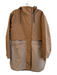 Everlane Size S Brown Recycled Polyester Color Block Hooded Waist length Jacket Brown / S