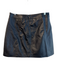 Cupcakes & Cashmere Size 4 Black 100% Leather Lined Back Zip Seam Detail Skirt Black / 4