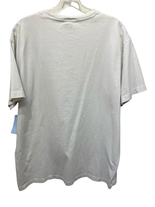 Kith Size L White & Black Cotton Solid Men's Short Sleeve White & Black / L