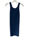 Beyond Yoga Size M Dark Blue Polyester & Spandex Sleeveless Heathered Dress Dark Blue / M
