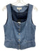 Rag & Bone Size M Blue Cotton Square Neck Denim Print Sleeveless Top Blue / M