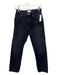 Agolde Size 25 Black Cotton Zip Fly Jeans Black / 25