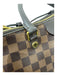 Louis Vuitton Brown Coated Canvas Top Handles Damier Ebene Crossbody Strap Bag Brown / Medium