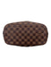 Louis Vuitton Brown Coated Canvas Top Handles Damier Ebene Crossbody Strap Bag Brown / Medium