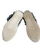 ESSE Studios Shoe Size 39 Blue Gray Manmade Material Suede Fringe Detail Shoes Blue Gray / 39