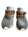 ESSE Studios Shoe Size 39 Blue Gray Manmade Material Suede Fringe Detail Shoes Blue Gray / 39
