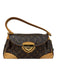 Louis Vuitton Brown & Gold Coated Canvas Gold Tone Hardware Monogram Bag Brown & Gold / M