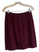 St John Collection Size 6 Maroon & gold Knit Knee Length Elastic Waist Skirt Set Maroon & gold / 6