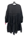 Cynthia Rowley Size S Black Tencel & Polyester Pintuck Details Knee length Dress Black / S