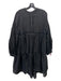 Cynthia Rowley Size S Black Tencel & Polyester Pintuck Details Knee length Dress Black / S