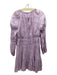 Cinq a Sept Size 6 Light Purple Polyester Long Sleeve Knee Length Dress Light Purple / 6