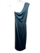 Elliatt Size Small Dusty Blue Polyester Sleeveless Pleated One Shoulder Dress Dusty Blue / Small