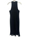 Likely Size 4 Black Polyester Sleeveless Darted Ruffle Racerback Dress Black / 4