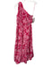 Hyacinth House Size XS Hot pink Cotton Blend Sleeveless Floral Tiered Dress Hot pink / XS