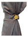 Gucci Black & Brown Fabric Wooden Handle Gold Hardware Plaid Umbrella Black & Brown