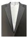 Gucci Black Wool Solid Tuxedo Men's Suit 52L