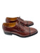 Amedeo Testoni Shoe Size 10.5 Brown Leather Solid Laces Men's Shoes 10.5