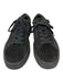 Vince Shoe Size 38.5 Black Suede Laces Low Top Platform Sneakers Black / 38.5