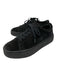 Vince Shoe Size 38.5 Black Suede Laces Low Top Platform Sneakers Black / 38.5