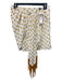 House of Harlow x Revolve Size S White & yellow Viscose Polka Dots Mini Skirt White & yellow / S