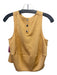 Tibi Size XS Melon Yellow Viscose Blend Back Zip Sleeveless Knit Top Melon Yellow / XS