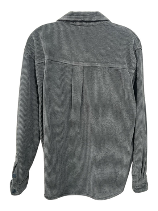 Free People x CP Shades Size S Sage green Cotton Blend Corduroy Collared Top Sage green / S