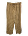 Zara Size M Beige, Yellow & Black Viscose Blend Elastic & Drawstring Waist Pants Beige, Yellow & Black / M
