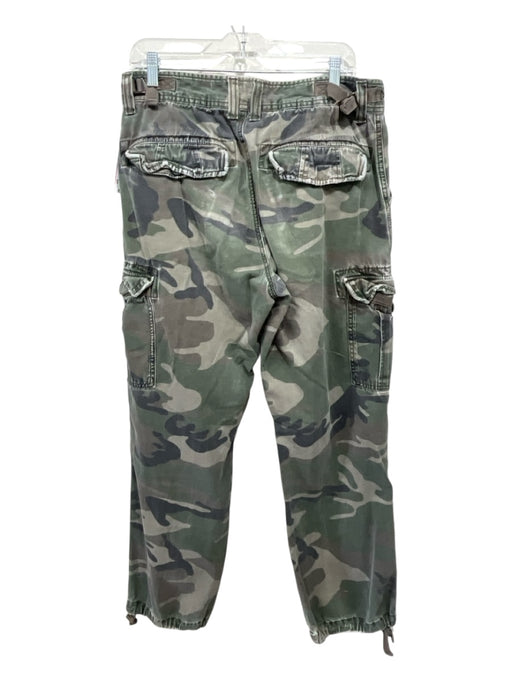 Mavi Size 32 Green Cotton Camo Cargo Men's Pants 32