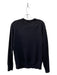 Theory Size L Black Cashmere Ribbed Hem Crew Sweater Black / L