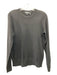 Theory Size L Black Cashmere Ribbed Hem Crew Sweater Black / L