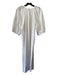 Staud Size XL White Cotton Short Puff Sleeve Maxi Dress White / XL