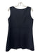 Ann Mashburn Size L Black Mini Front Slit Sleeveless Dress Black / L