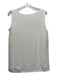 Ann Mashburn Size L Cream Silk V Neck Sleeveless Top Cream / L