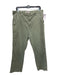 AMO Size 32 Olive Cotton Blend Straight Pants Olive / 32