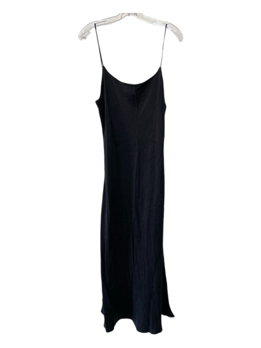 J. Crew Size as is Black Cupro Blend Adjustable Spaghetti Strap Slip Dress Black / as is