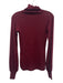 Chloe Size Small Burgundy Cashmere Blend Long Sleeve Turtle Neck Knit Sweater Burgundy / Small