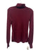 Chloe Size Small Burgundy Cashmere Blend Long Sleeve Turtle Neck Knit Sweater Burgundy / Small