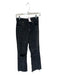 Zara Size 2 Black Cotton Blend High Waist Distressed Straight Leg Jeans Black / 2