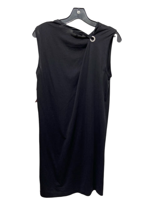 Rag & Bone Size XS Black Viscose Sleeveless Crew Neck Grommet Knee length Dress Black / XS