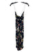 Alice + Olivia Size 2 Blue, Green, Multi Cupro Low Back Floral Midi Dress Blue, Green, Multi / 2