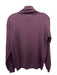 Barry Bricken Size S Maroon Silk Knit Ribbed Hem Turtle Neck Sweater Maroon / S