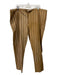 Nick Fouquet Size 44 Brown & Beige Cotton Pinstripe Drawstring Waist Ombre Pants Brown & Beige / 44