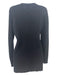 Khaite Size S Black Cashmere Ribbed Trim Long Sleeve Knit Sweater Black / S