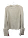 Sa Su Phi Size 42 Beige Cashmere Ribbed Cuffed Sleeves Knit Sweater Beige / 42