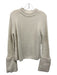 Sa Su Phi Size 42 Beige Cashmere Ribbed Cuffed Sleeves Knit Sweater Beige / 42