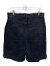 Khaite Size 31 Black Cotton Denim High Rise Mid Thigh Pockets Shorts Black / 31