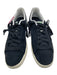 Puma Shoe Size 7 Black White & Gray Suede round toe lace up Low Top Sneakers Black White & Gray / 7