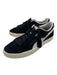 Puma Shoe Size 7 Black White & Gray Suede round toe lace up Low Top Sneakers Black White & Gray / 7